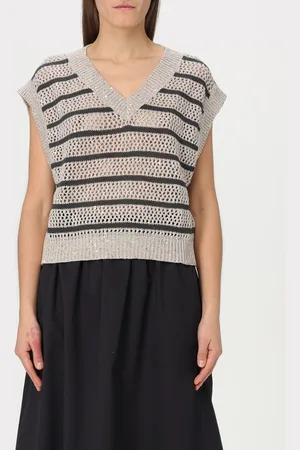 Brunello Cucinelli Gilet Femme couleur