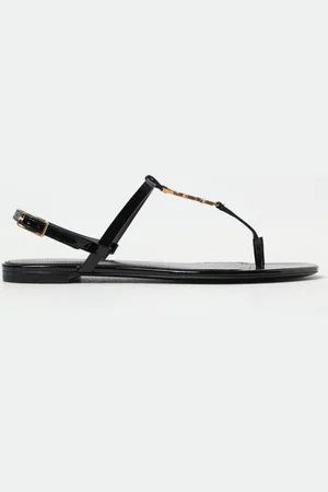 Saint Laurent Sandales Plates Femme couleur