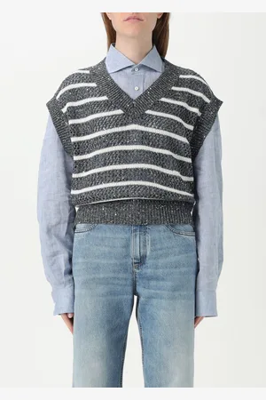 Brunello Cucinelli Gilet Femme couleur