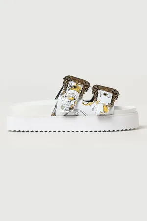 VERSACE Sandales Plates Femme couleur