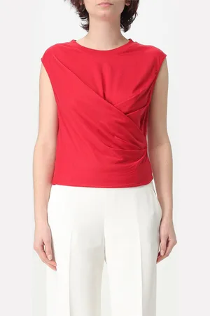 Baum und Pferdgarten T-Shirt Femme couleur