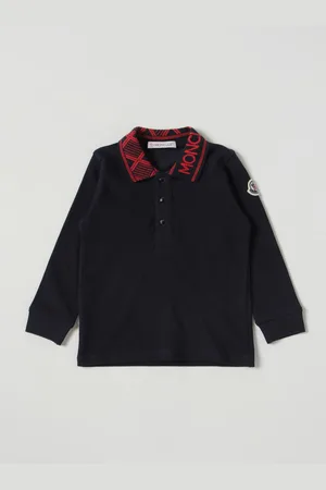 Moncler Polo en coton avec logo