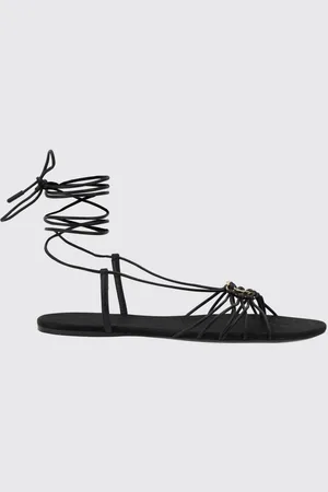Saint Laurent Sandales Plates Femme couleur