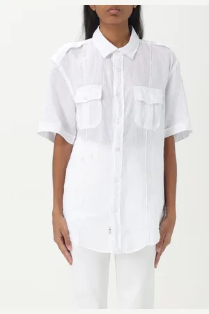 Blauer Chemise Femme couleur