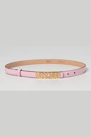 Moschino Ceinture en cuir avec logo