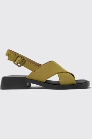 Camper Sandales Plates Femme couleur