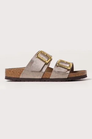 Birkenstock Sandales Plates Femme couleur