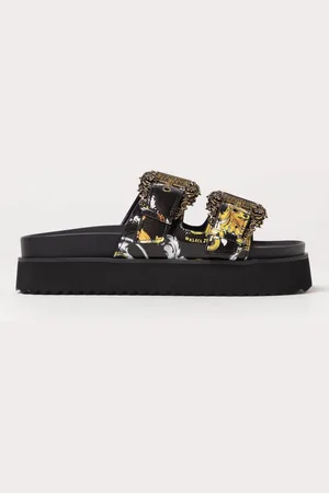 VERSACE Sandales Plates Femme couleur