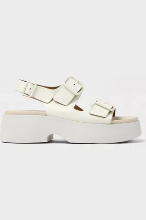 Camper Sandales Plates Femme couleur