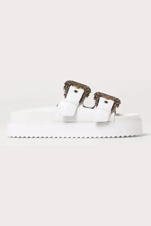VERSACE Sandales Plates Femme couleur