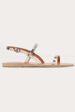 Ancient Greek Sandals Sandales Plates Femme couleur