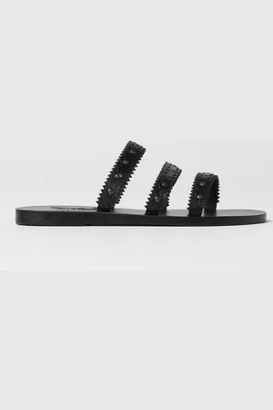 Ancient Greek Sandals Sandales Plates Femme couleur