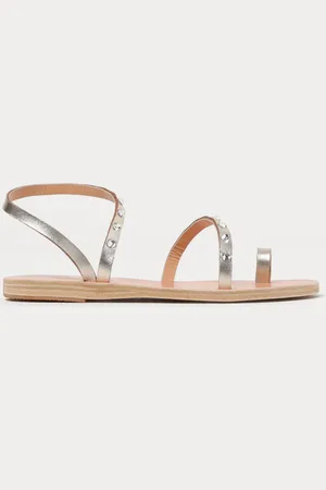 Ancient Greek Sandals Sandales Plates Femme couleur