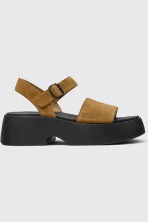 Camper Sandales Plates Femme couleur