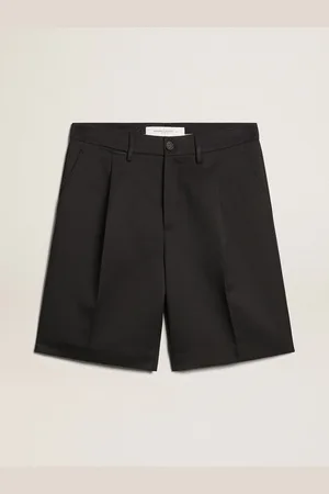 Golden Goose Bermuda Homme En Laine Foncé, Homme