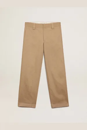 Golden Goose Pantalon Chino Golden Collection Kaki , Homme