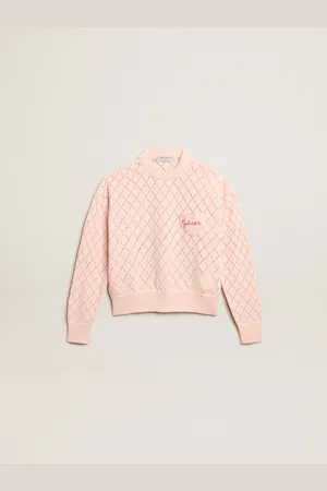 Golden Goose Pull Cropped Ras-du-cou À Losanges,