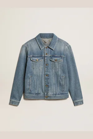 Golden Goose Veste En Jean Homme Au Délavage Moyen, Homme