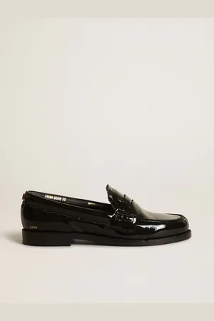 Golden Goose Mocassins Jerry En Cuir Verni , Femme