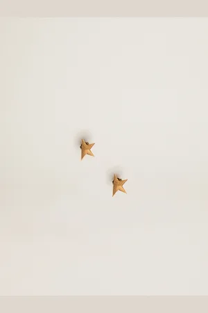 Golden Goose Boucles D’oreilles Clous Femme Couleur Or Ancien, Femme