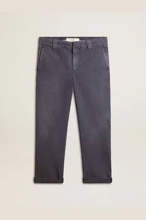 Golden Goose Pantalon Chino Homme Couleur Bleue, Homme