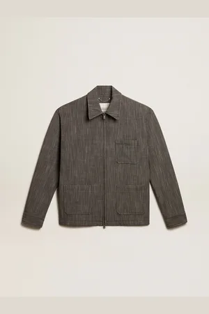 Golden Goose Veste Coach Homme En Laine Mélangée, Homme