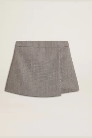 Golden Goose Mini-short Pour Femme En Laine Pied-de-poule, Femme