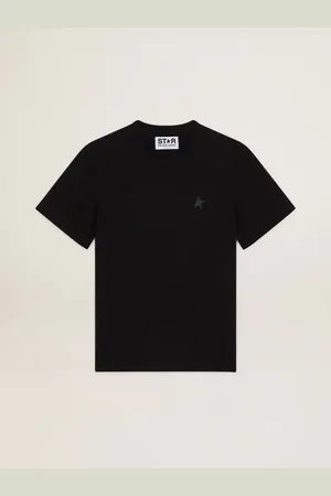 Golden Goose T-shirt Collection Star Avec Étoile Ton Sur Ton Sur Le Devant, Homme