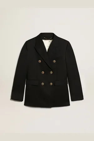 Golden Goose Blazer Croisé Femme Foncé, Femme