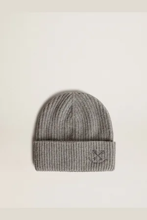 Golden Goose Bonnet En Laine Côtelée, Homme