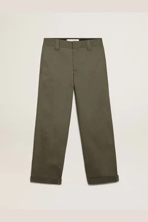 Golden Goose Pantalon Chino Golden Collection Militaire, Homme