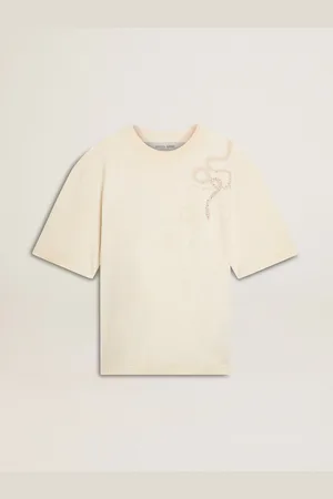 Golden Goose T-shirt Cny Vieilli Avec Coupe Décontractée,