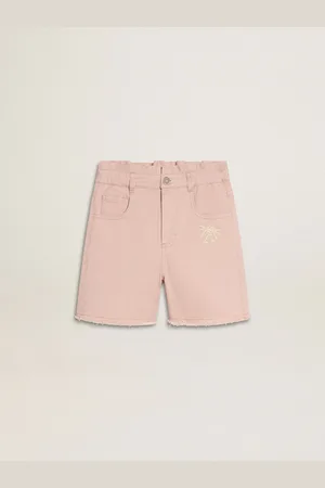 Golden Goose Short Pour Fille En Coton Avec Broderie,