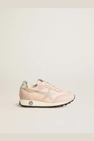 Golden Goose Marathon Young En Nylon Avec Étoile Imprimée Et Contrefort En Cuir,