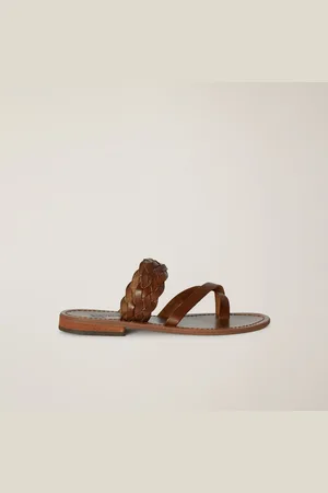 HARMONT&BLAINE Sandales En Cuir Avec Tresse