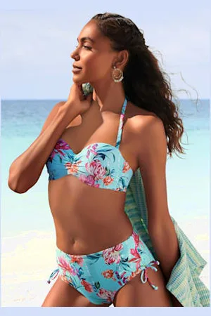 sunseeker Haut de bikini bandeau à armatures bretelles amovibles -