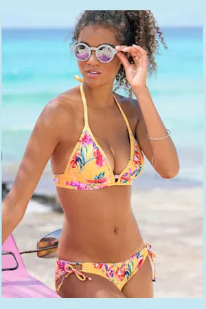 sunseeker Bas de maillot de bain imprimé floral moderne -