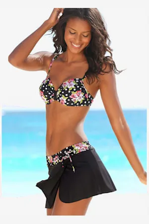Lascana Jupe de plage complète le bikini -