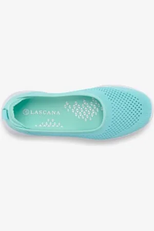 Lascana Sneakers ballerines chaussures en textile, chaussures en tissu particulièrement légères et aérées -