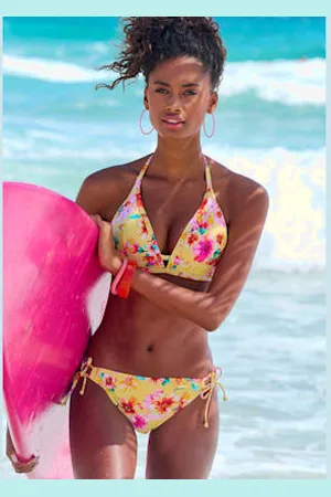 sunseeker Bas de maillot de bain design floral tendance -
