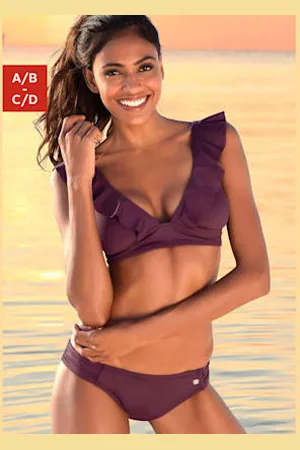 Jette Joop Bikini triangle bord à volants élégant -