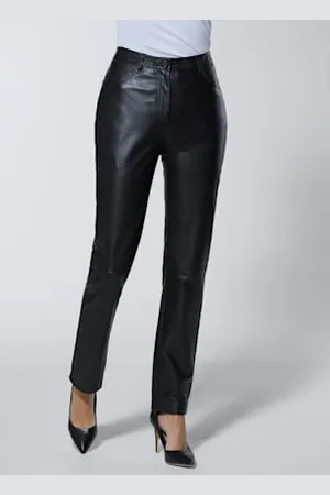 CREATION L PREMIUM Pantalon en cuir pur cuir d