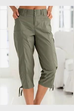 COLLECTION L. Corsaire sportif ceinture élastique cotelée -