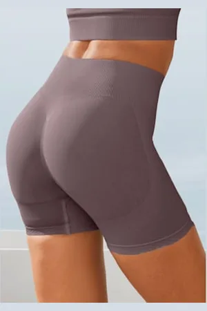 Lascana Short fonctionnel short sans coutures avec structure côtelée et effet moulant -