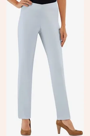 STEHMANN Pantalon classique uni avec ceinture élastique -