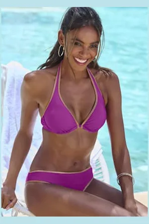 Bruno Banani Haut de maillot de bain à armatures passepoils brillants -