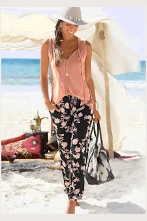 Lascana Pantalon de plage pantalon d