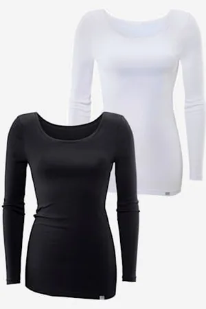Bench T-shirt manches longues matière côtelée de qualité -