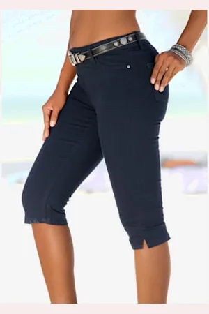 beachtime Pantalon 3/4 coupe 5 poches classique -