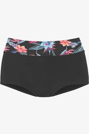 KangaROOS Bikini mini-short imprimé, effet de couleur différent pour chaque pièce -